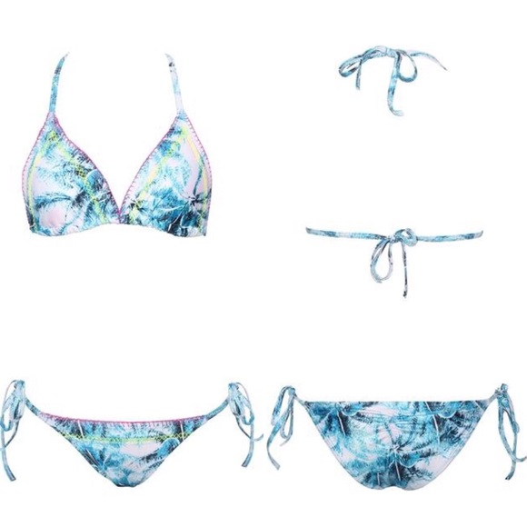 Palm print bikini - Picture 3 of 3